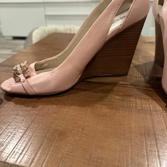 Coach Blush Peep-Toe Heels - Picture 2 of 9